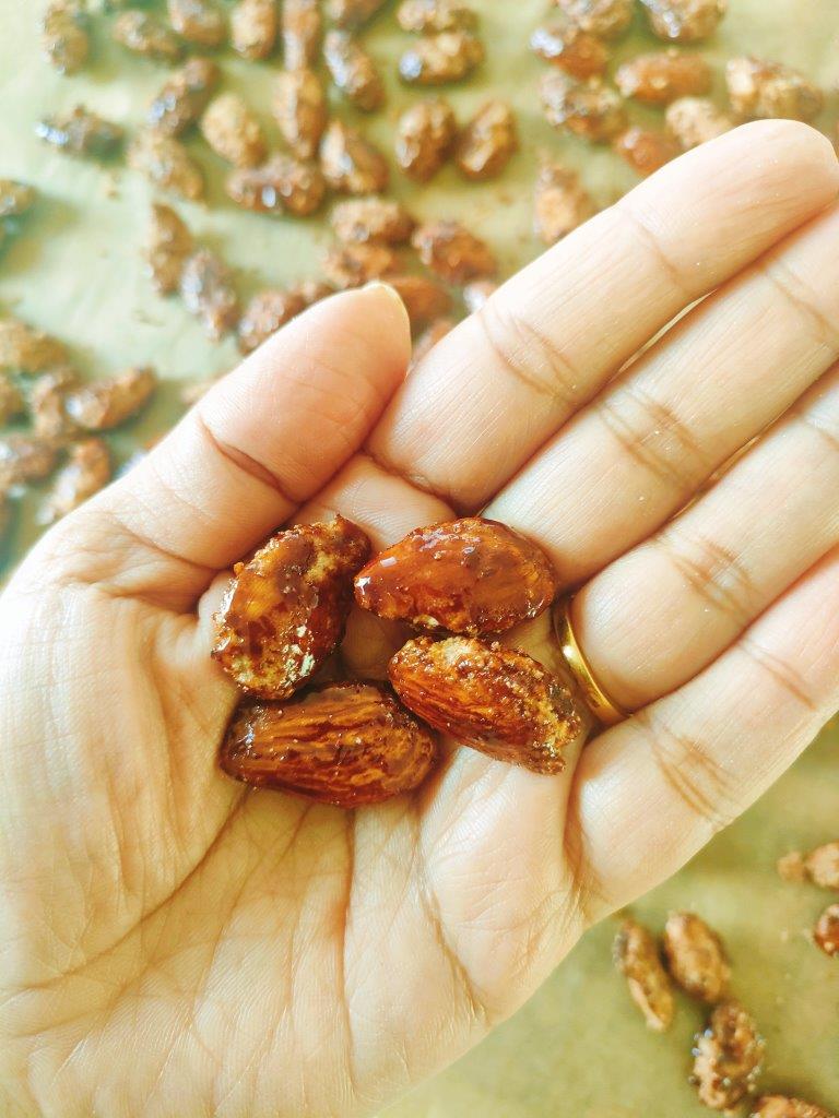 sweet roasted almonds