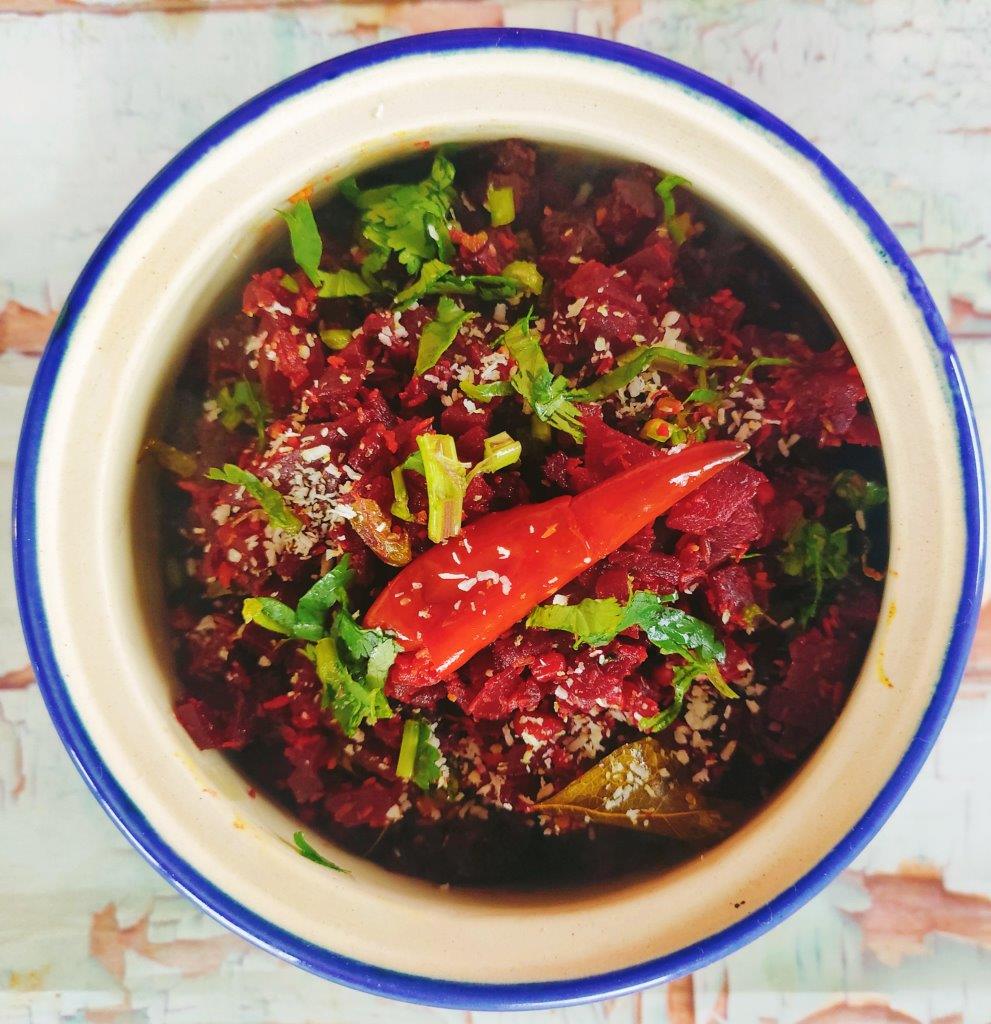 beetroot Poriyal