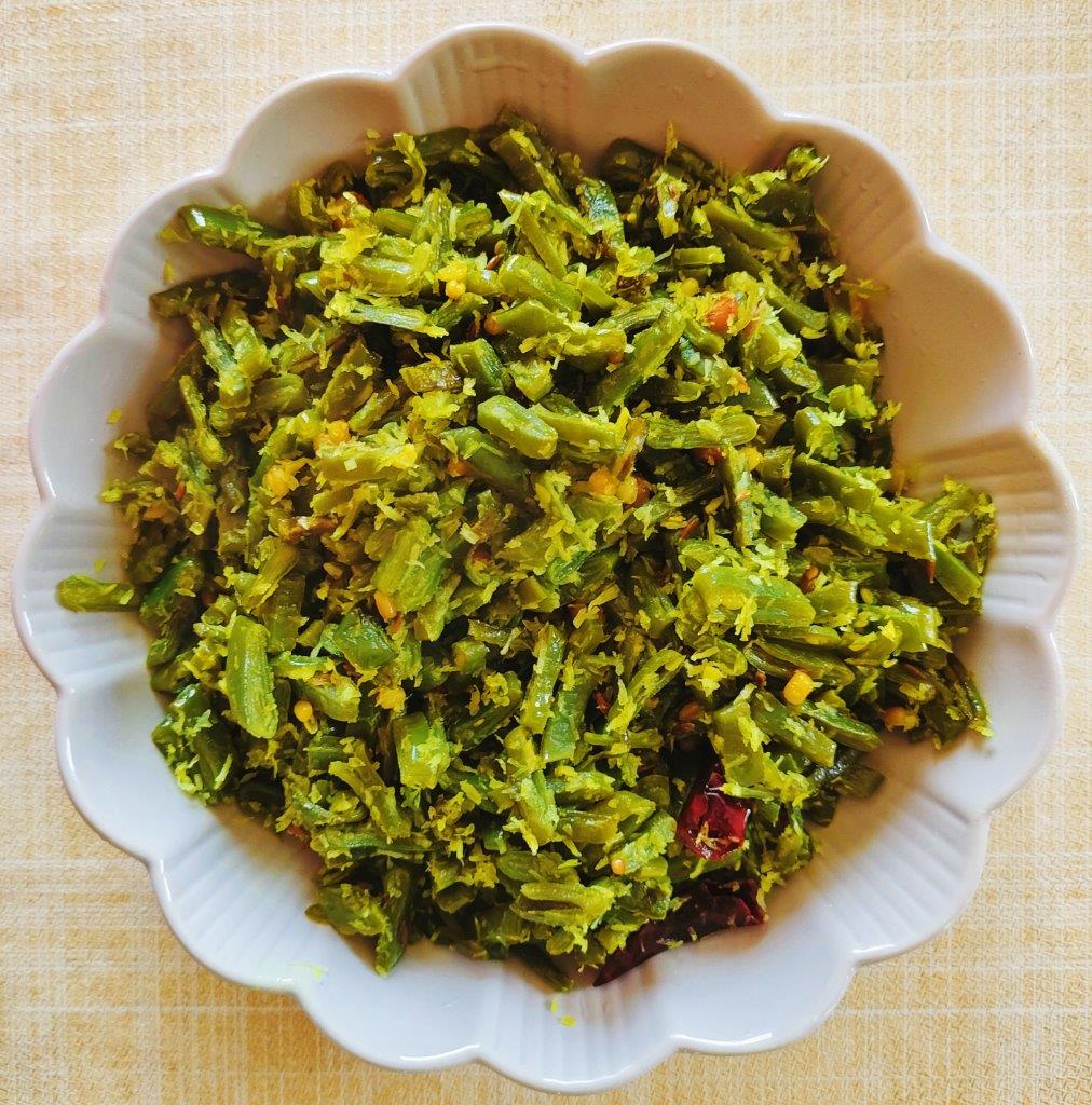 Runner Beans Poriyal