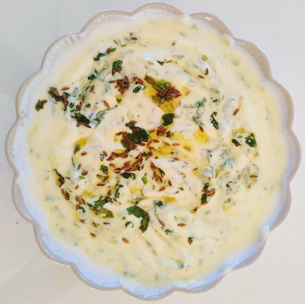 Green Amaranth Raita