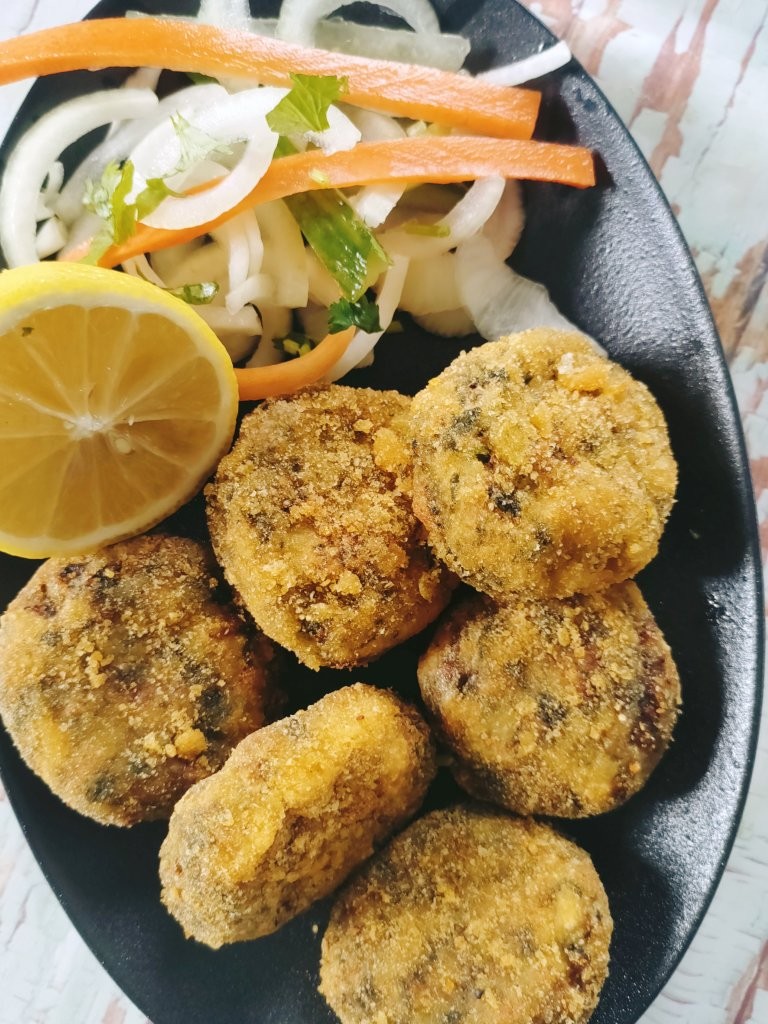 Palak Paneer Cutlets